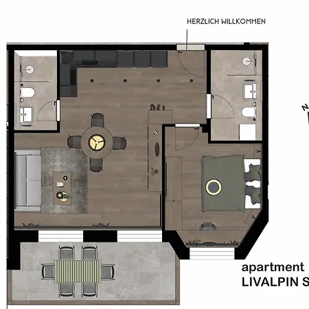 Livalpin Style شقة *